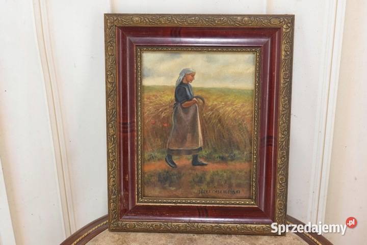 Józef Chełmoński Pejzaż Polskiej Wsi Kobiety w Kraków sprzedam