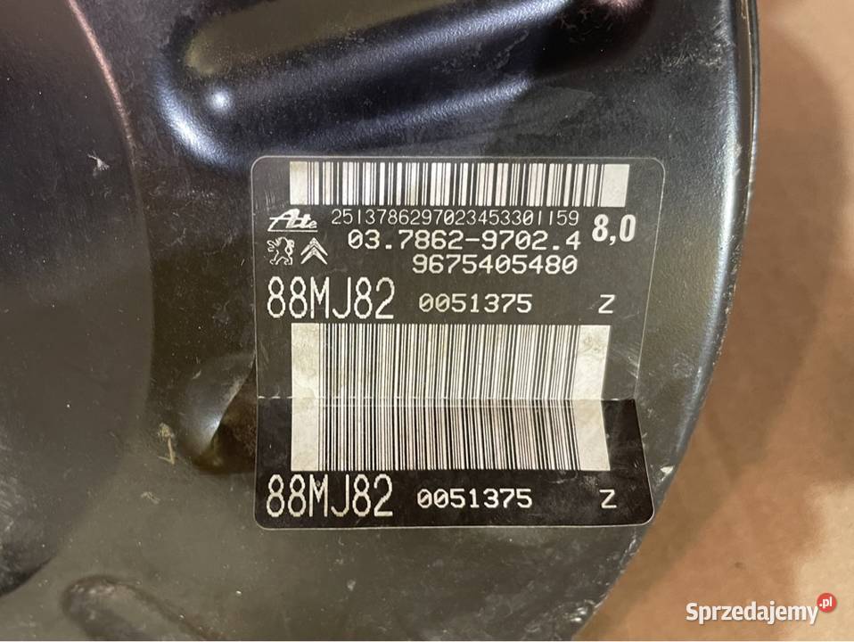 9675405480 serwo pompa hamulcowa peugeot 308 II Rok produkcji 2015 Szczecin