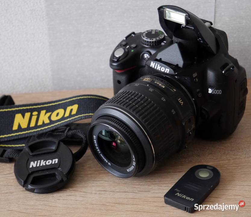 Aparat Nikon D5000 z obiektywem śląskie Gliwice