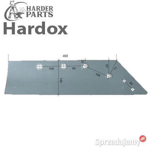 Lemiesz 16 HARDOX 173614P do pługa GREGOIRE nieuszkodzony