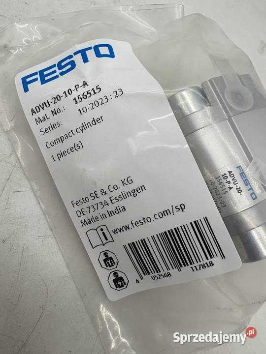 Festo 156515 ADVU2010PA Siłownik kompaktowy Warszawa sprzedam