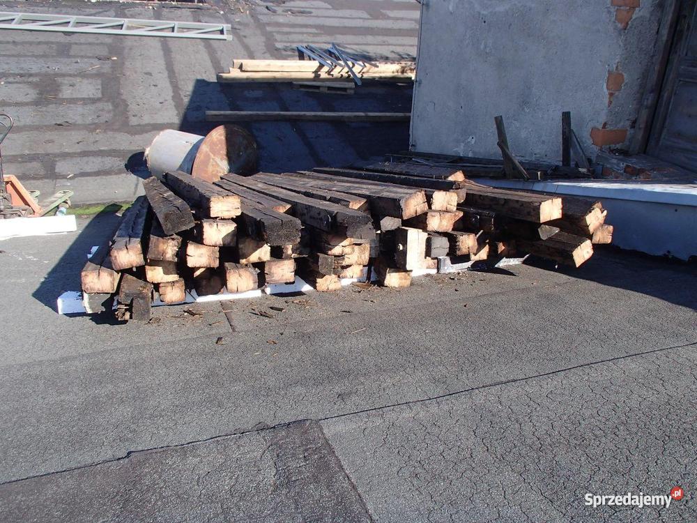belki drewniane z rozbiórki hali Wrocław