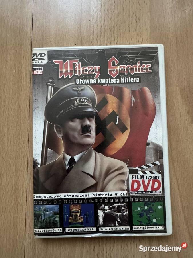 Płyta DVD Wilczy Szaniec Główna kwatera Hitlera mazowieckie Warszawa