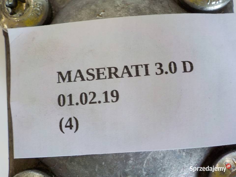 POMPA WSPOMAGANIA MASERATI GHIBLI 30D osobowe wielkopolskie Nowy Tomyśl