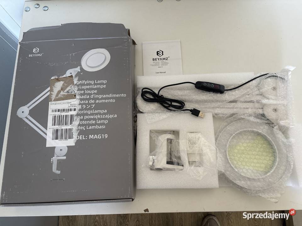 LAMPKA Biurowa BEYAMZ LED z lupą Lampki biurkowe dolnośląskie Głuchów Górny sprzedam