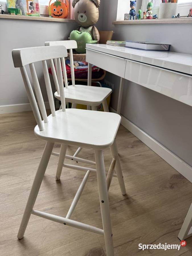 Biurko i dwa krzesła Ikea Mosina sprzedam