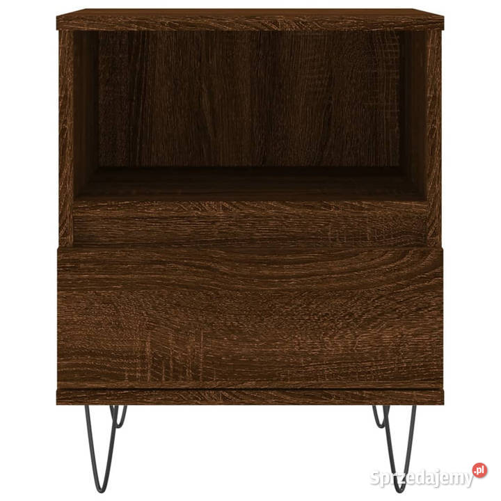 Szafki nocne 2 brązowy dąb 40x35x50 WM830635 Warszawa