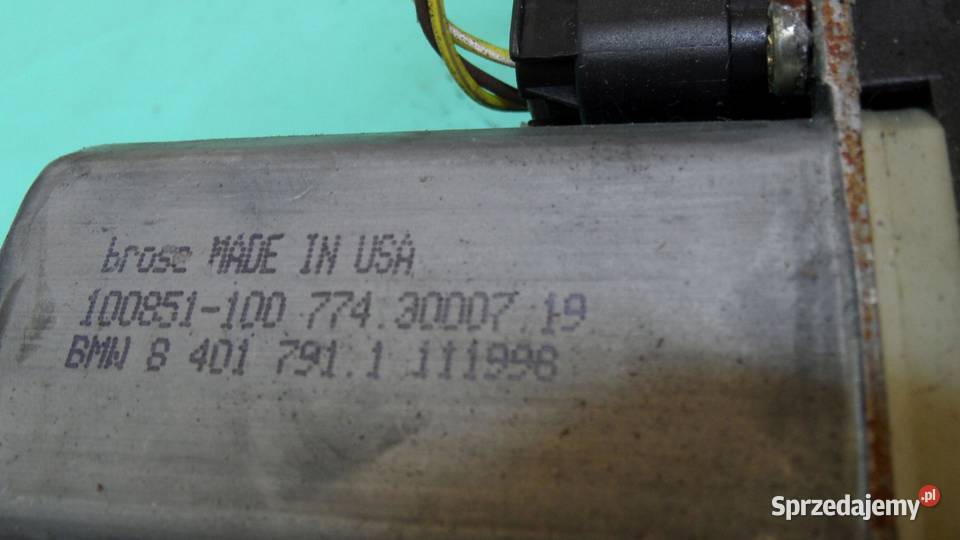 BMW Z3 99r podnośnik szyby lewy przód 8397705