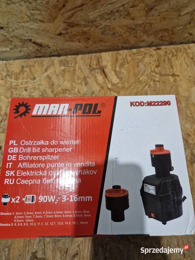 Ostrzałka elektryczna do wierteł 316 mm MarPol wielkopolskie Głogowa