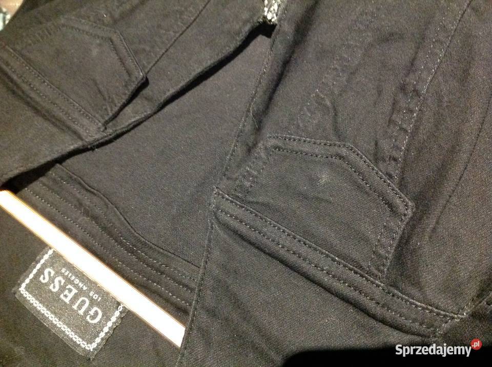 Czarny Kombinezon Jeans Damski GUESS 29 NOWY Nowa Sól