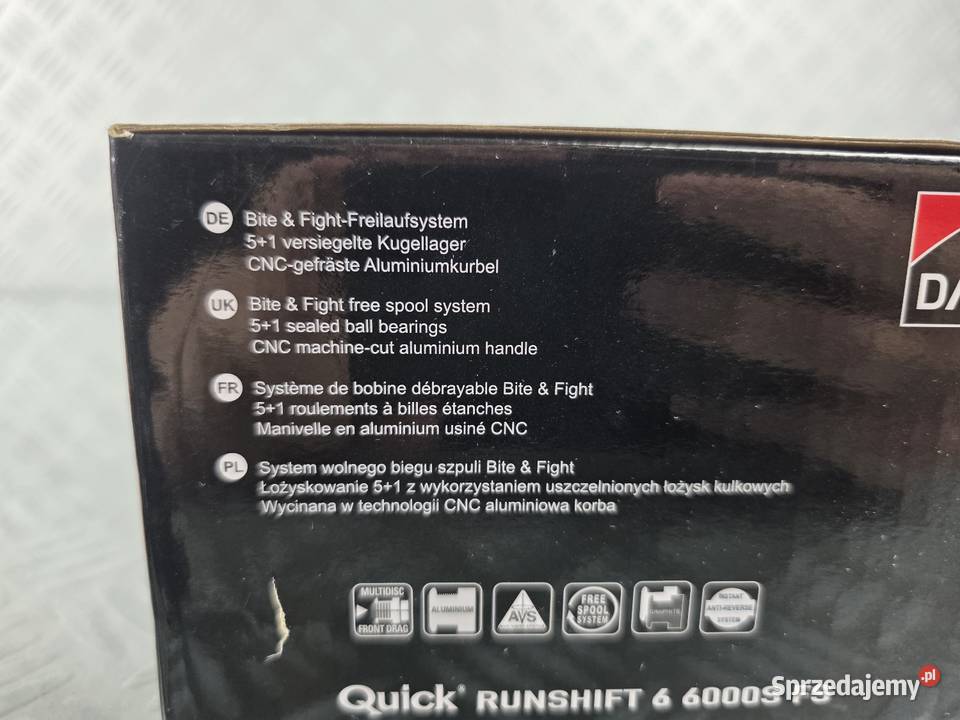 Kołowrotek Dam Quick 6 6000 Fs wolny bieg Marki sprzedam
