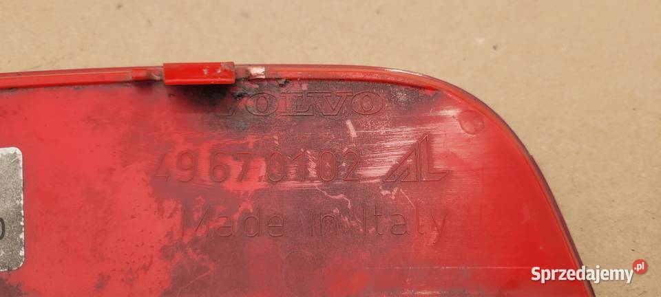 VOLVO S40 V50 2008 ODBLASK ZDERZAKA PAWY TYŁ Ruda Śląska