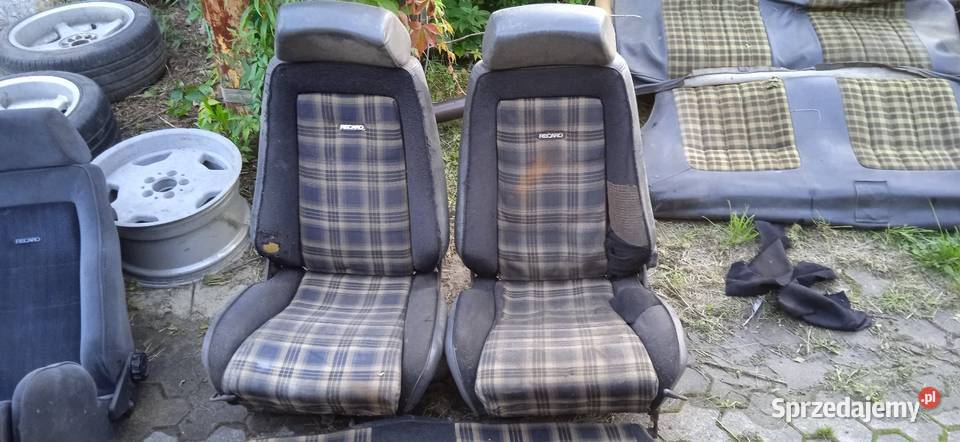 Fotele RECARO Opel Manta B Ascona B wnętrze