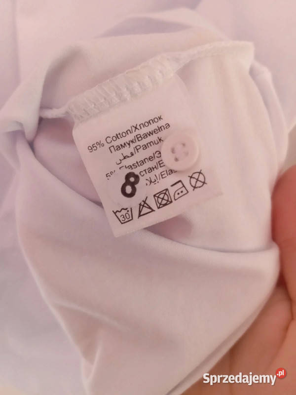 Koszula Męska Bluza Biała 46 Bawełna 3XL Nowa Rozmiar 3XL Bydgoszcz