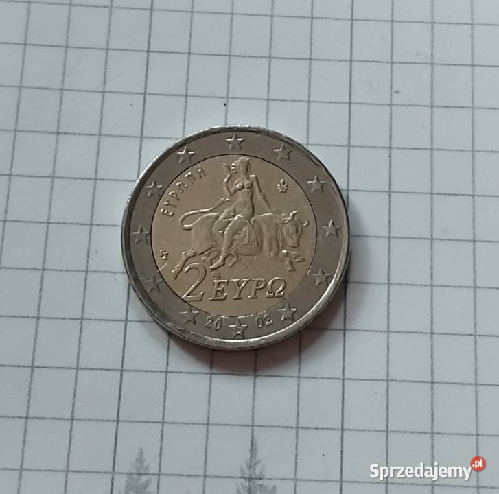 2 euro 2002r Grecja S Liniewo sprzedam