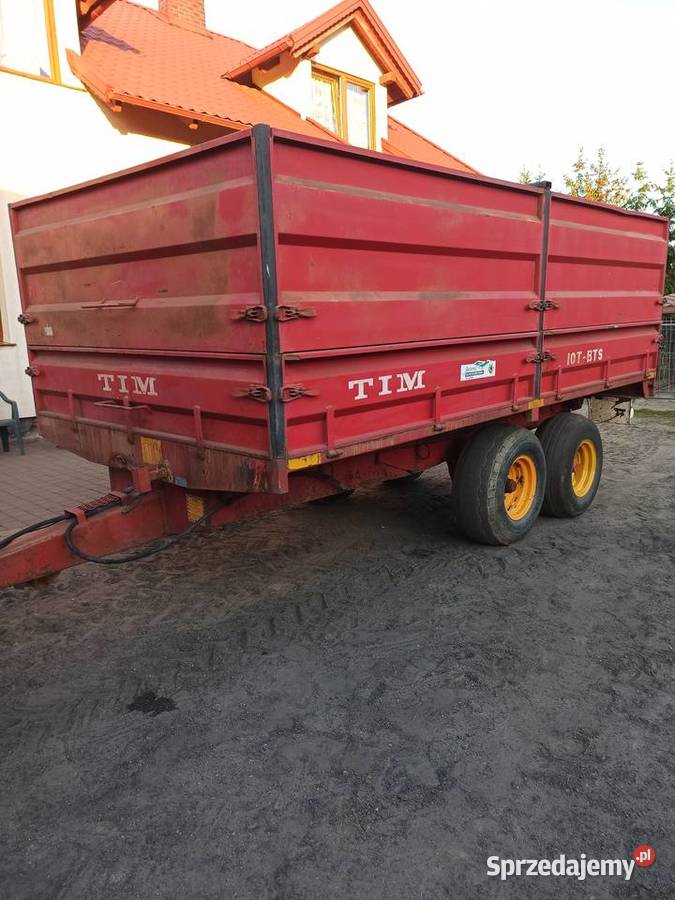 Przyczepa na tandemie TIM 10T Wąbrzeźno