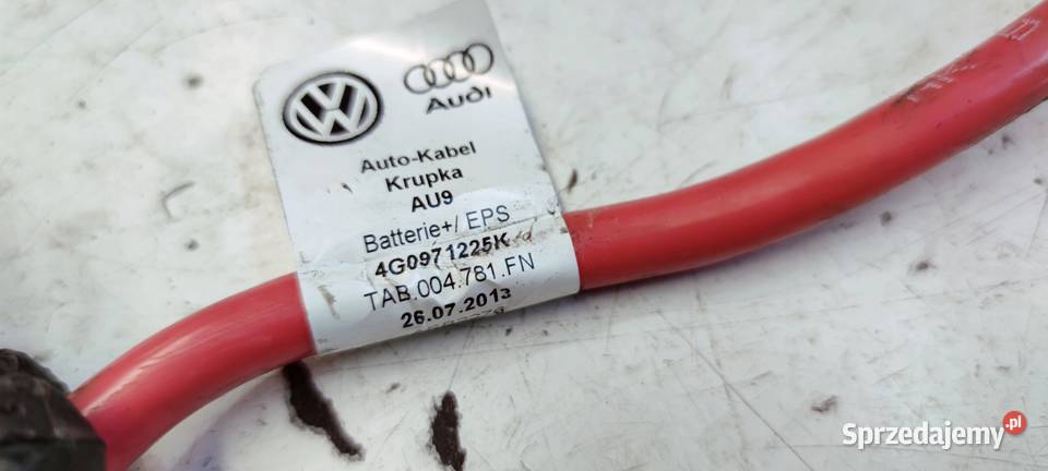 PRZEWÓD AKUMULATORA PLUSOWY AUDI A7 A6 C7 śląskie Przystajń sprzedam