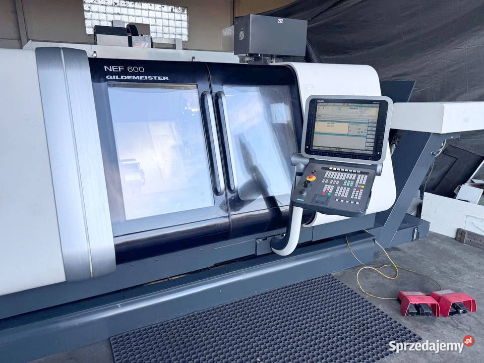 Tokarka CNC DMG GILDEMEISTER NEF 600 V3 Zabór