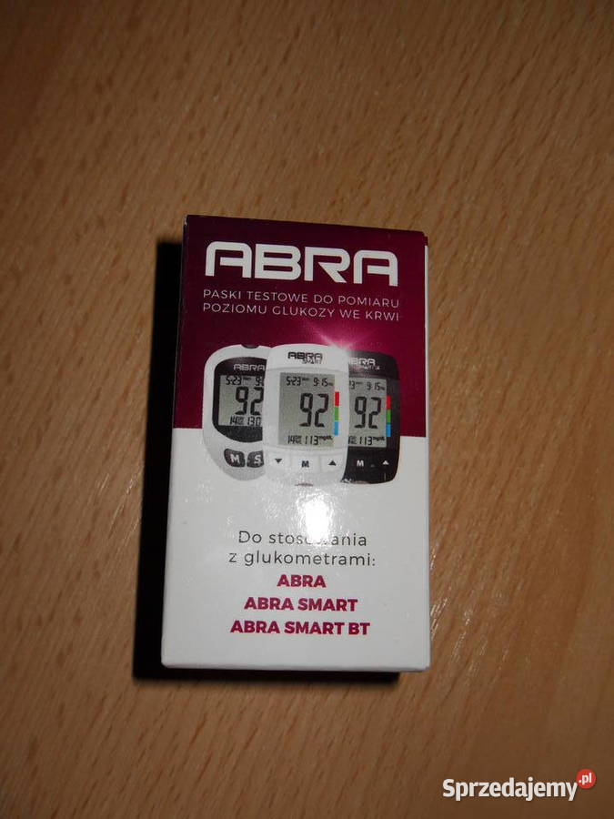 Paski testowe do pomiaru glukozy we krwi ABRA 50 sztuk