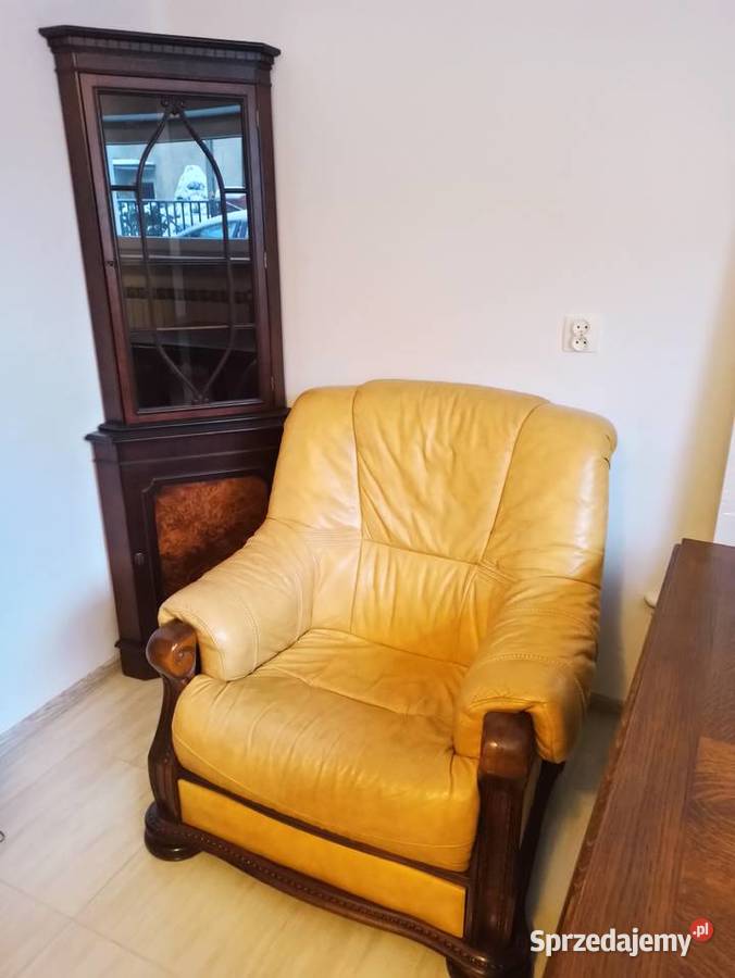 Stół antyk prostokątny rzeźbiony drewno ciemny Siedlce