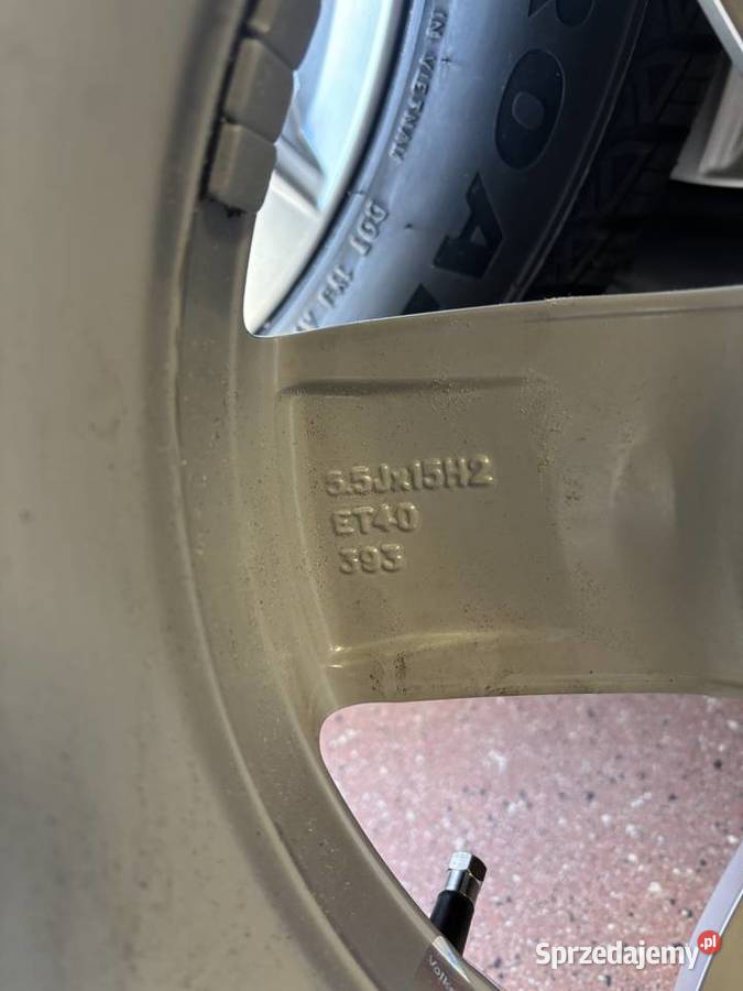 VW NOWE FELGI 15 NOWE OPONY KOMPLET WIELOSEZON wielkopolskie