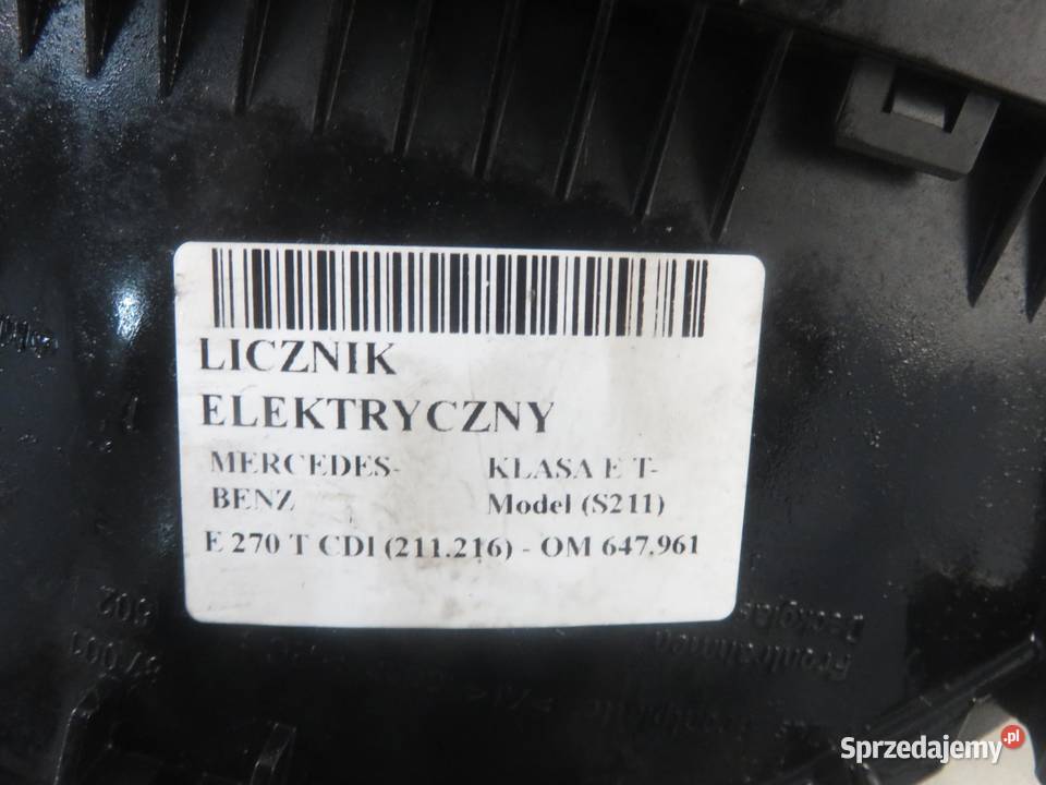 LICZNIK MERCEDES W 211 CDI 2115403447