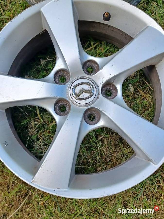 Ładne alufelgi mazda 16 koła 5x1143 opony letnie sprzedam