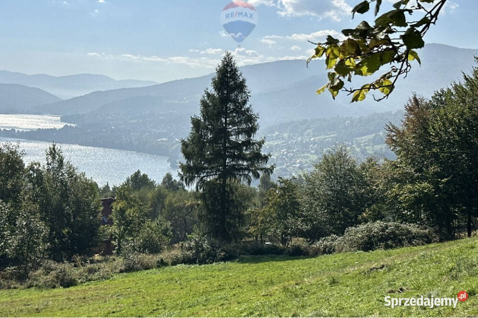 Wyjątkowa działka z panoramą gór i jeziora Międzybrodzie Bialskie sprzedam