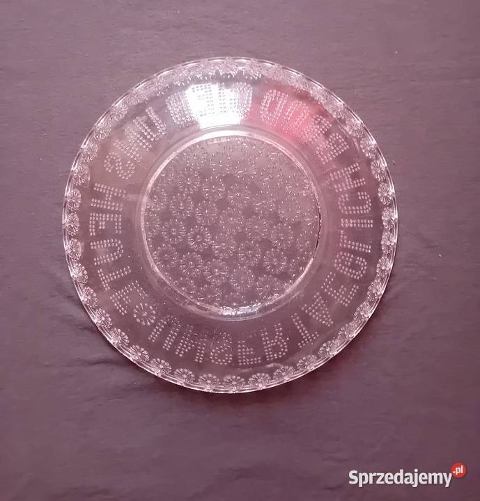 Talerz do chleba z inskrypcją z modlitwy von Antyki, Sztuka, Kolekcje sprzedam