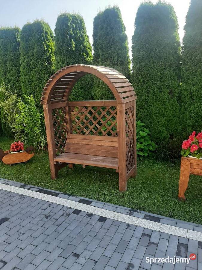Pergola z ławką Jordanów