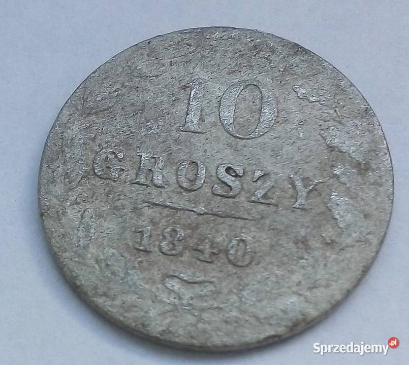 KRÓLESTWO POLSKIE10 GROSZY1843 rM WSREBRONIE Legionowo