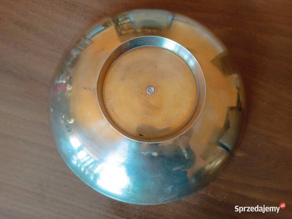 Szala okrągła mosiężna np na owoce Lata 7080 Szczyrk sprzedam