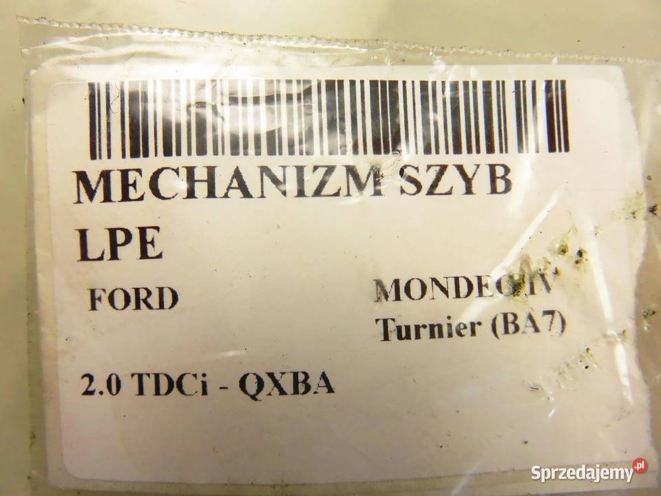 PODNOŚNIK SZYBY LEWY PRZEDNI FORD MONDEO IV