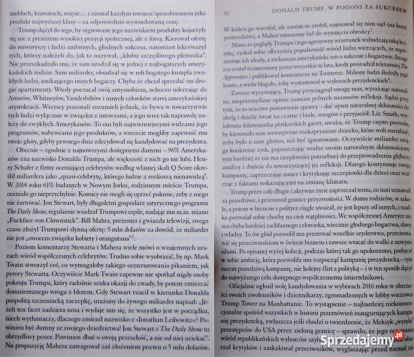 Donald Trump W pogoni sukcesem M DAntonio Lublin
