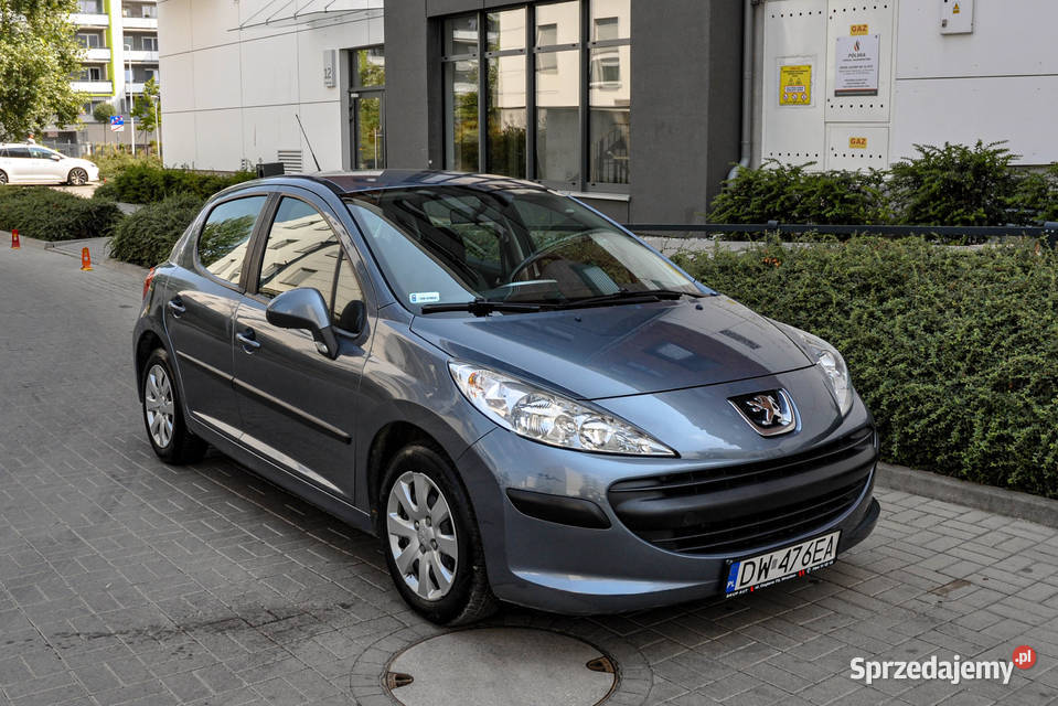 Peugeot 207 14 Salon Bezwypadkowy 74 88KM Wrocław