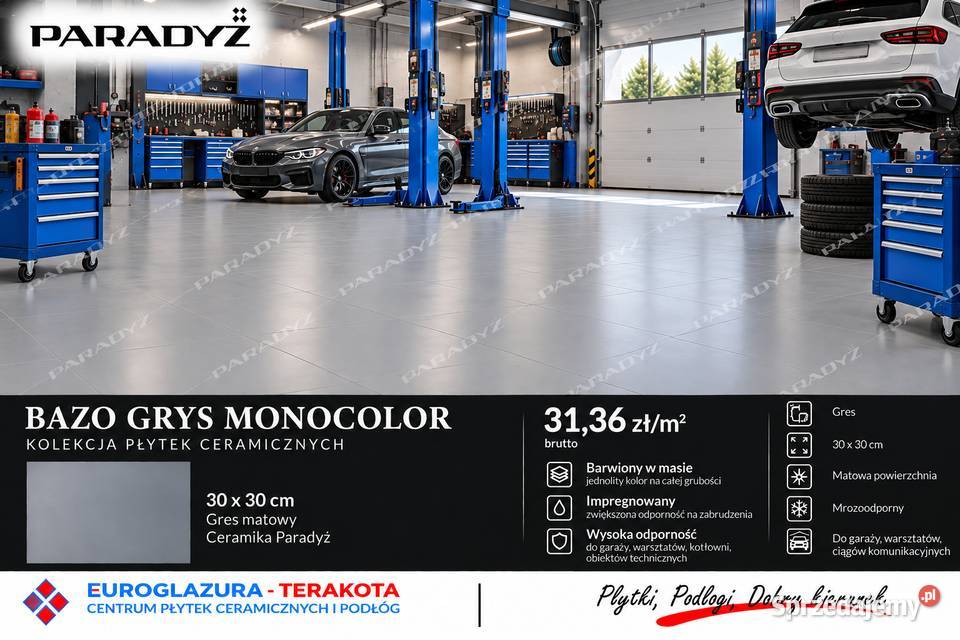 gres 3030 bazo monokolor matimpregnowany paradyż Gorzów Wielkopolski
