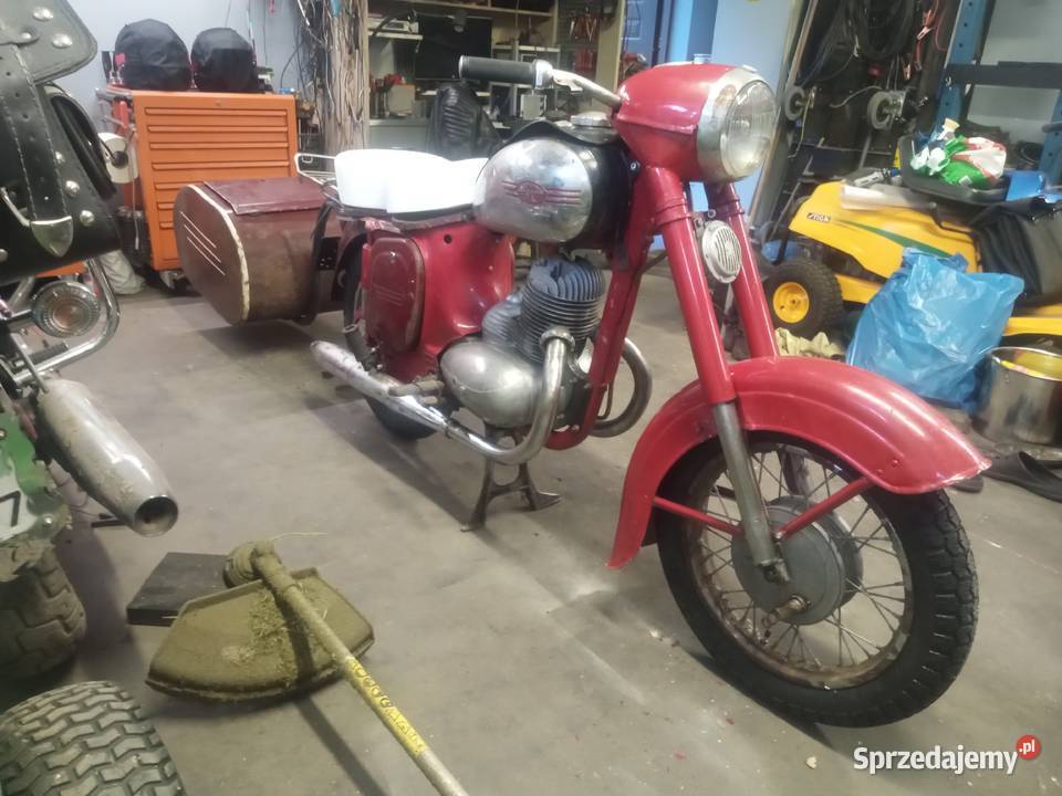Jawa 353 prod 1957 pojemność 250 Skórka