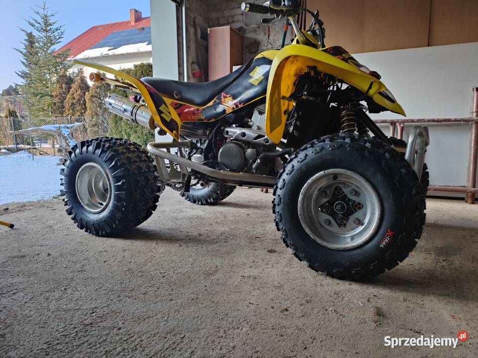 SUZUKI LTZ 400 HOMOLOGACJA żółty Biały Bór sprzedam