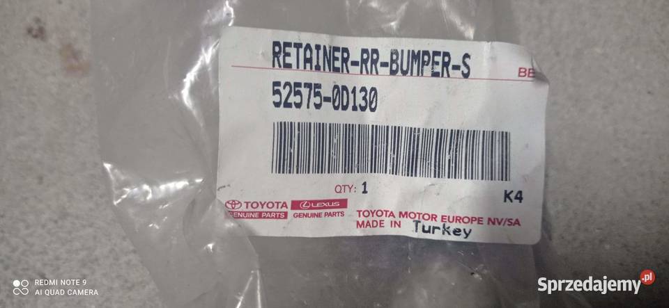 Ślizg zderzaka Yaris III zderzaki Włocławek