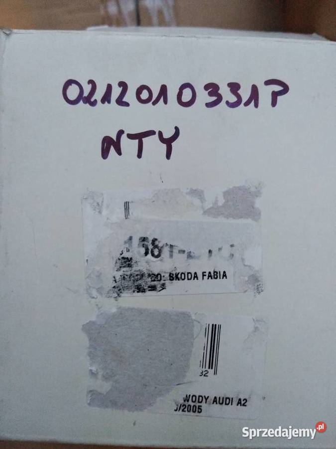 POMPA WODY NTY 0212010331 SKODA VW SEAT AUDI mazowieckie