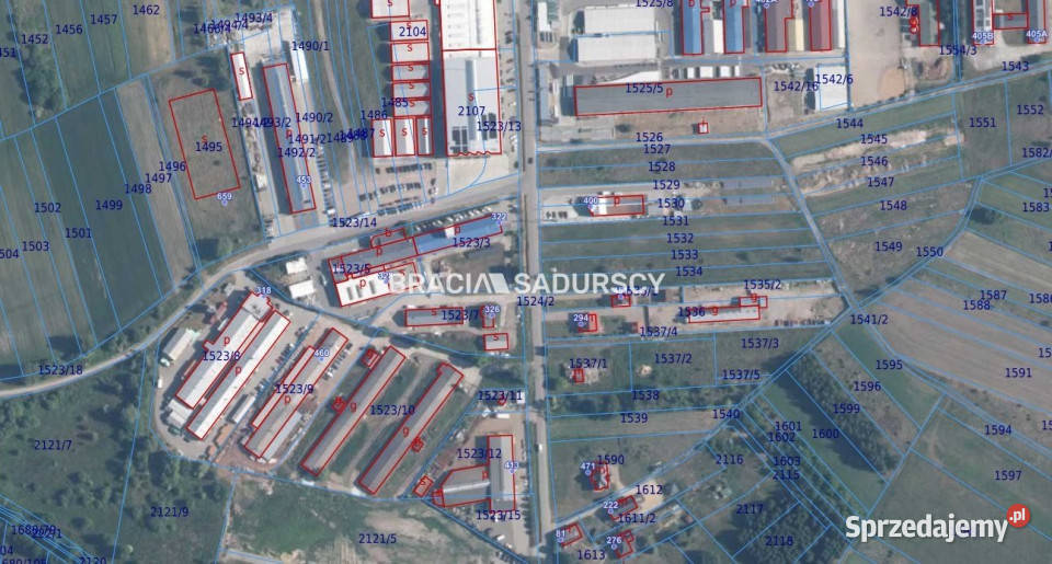 sprzedaży gruntu Mników 5904 metry asfalt małopolskie