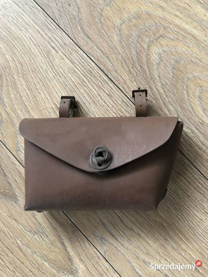 Skórzana torba na klucze stara Ciepielów