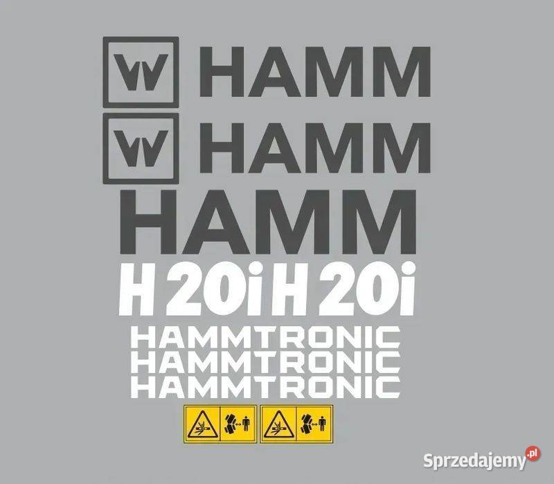 Naklejki oklejenie naklejka HAMM H 20i Zamiennik sprzedam