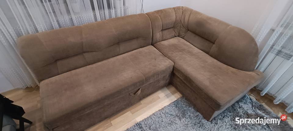 Narożnik jasny brąz 240x160x86 160cm lubelskie Łuków