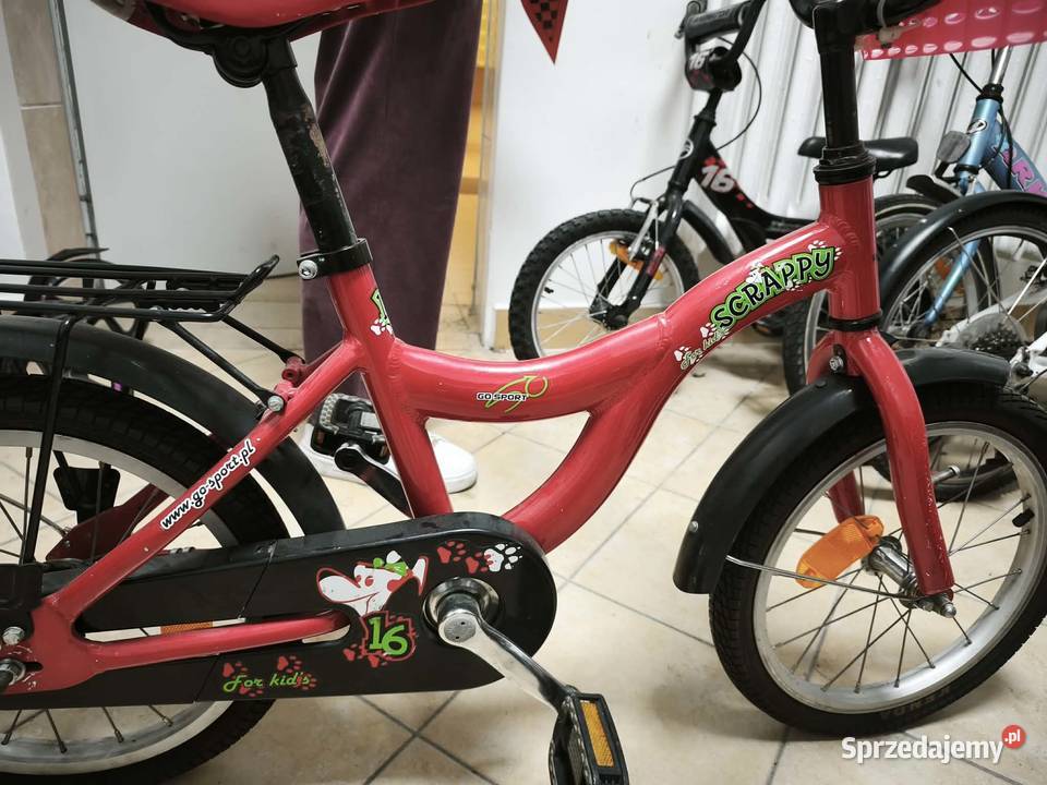 Rower dziewczęcy 16 16"