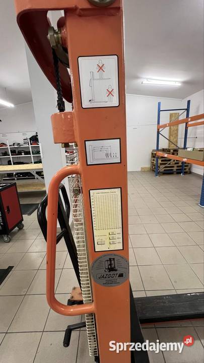 Wózek masztowy ręczny podnośnikowy MSE1500 Rzeszów sprzedam