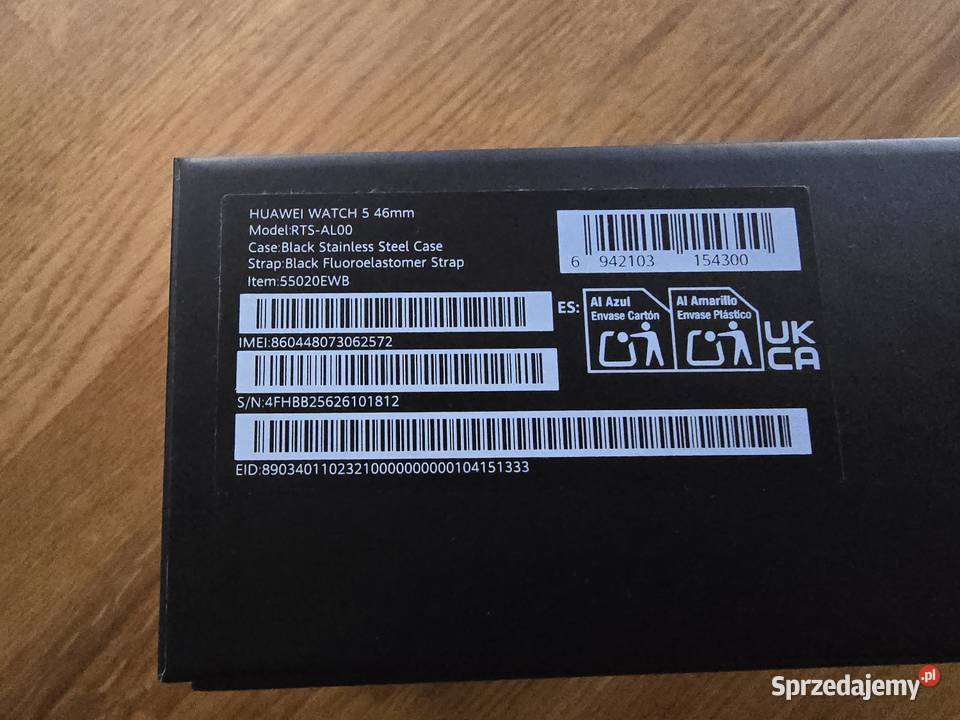 Smartwatch Huawei watch 5 action lepiej 46mm