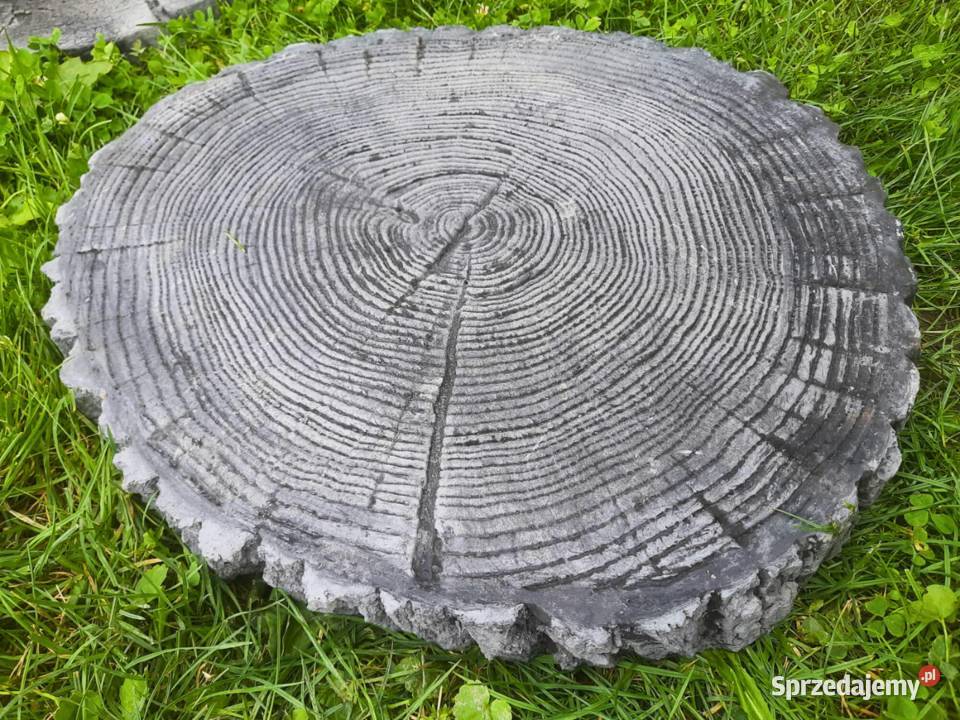 Płyta ogrodowa Pniaczek efekt drewna trwałość Żelichów