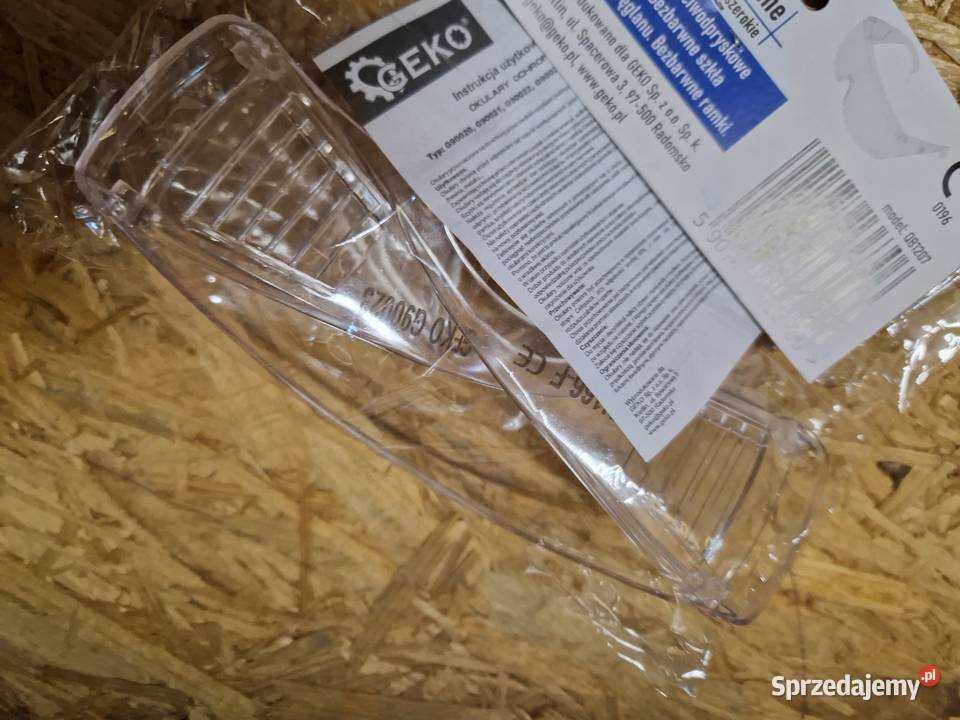 Okulary ochronne przeciwodpryskowe szerokie Głogowa