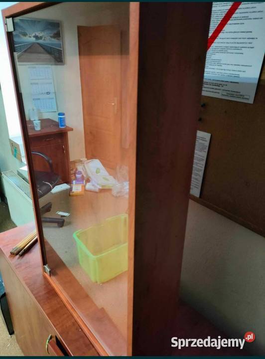 Biurowe meble wiśniowe śląskie Sosnowiec sprzedam